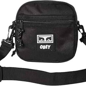 Obey Black Messenger Bag